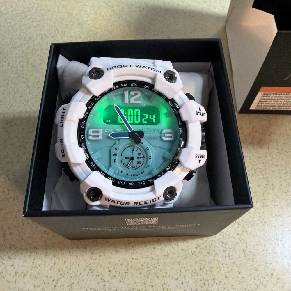 Activa Vextron X Invicta Digital Men's Watch - 52mm White (ACW1637-006) - Picture 5 of 12